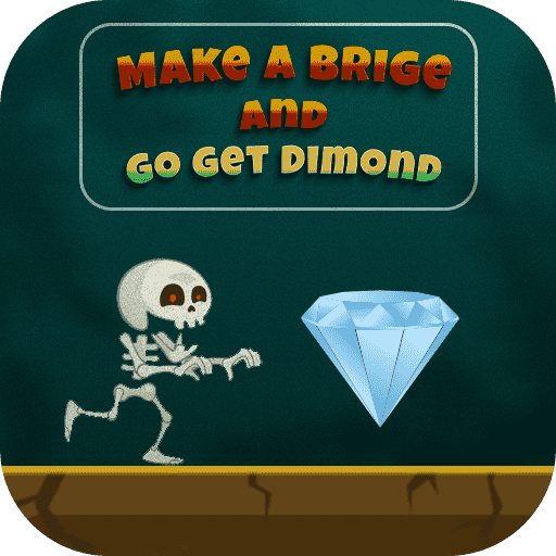 Play Make Bridge and Go get Diamond Game on Snepgames